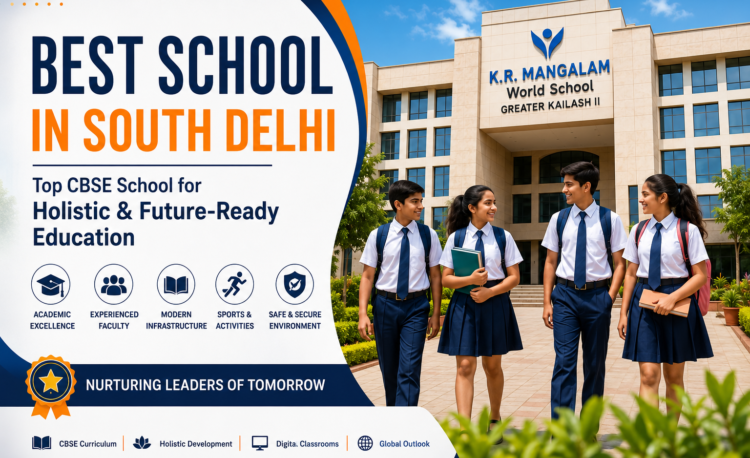 Students at K.R. Mangalam World School Greater Kailash II - Best School in South Delhi